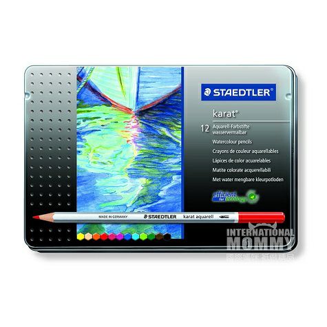 STAEDTLER 독일박스형 12 색수용성컬러연필해외판