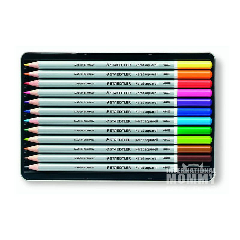 STAEDTLER 독일박스형 12 색수용성컬러연필해외판