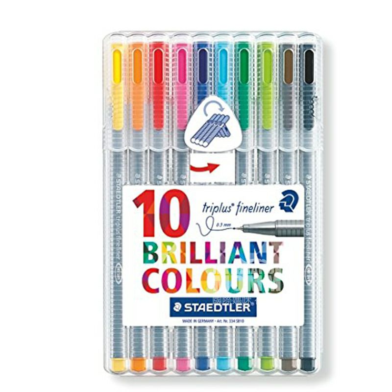 STAEDTLER 독일 10 색스케치훅펜해외판