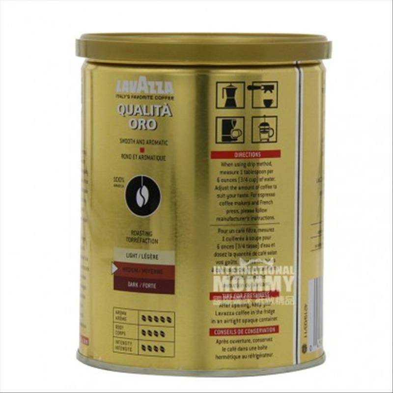 LAVAZZA 이탈리아이탈리아금메달커피가루통조림 * 4 해외버전