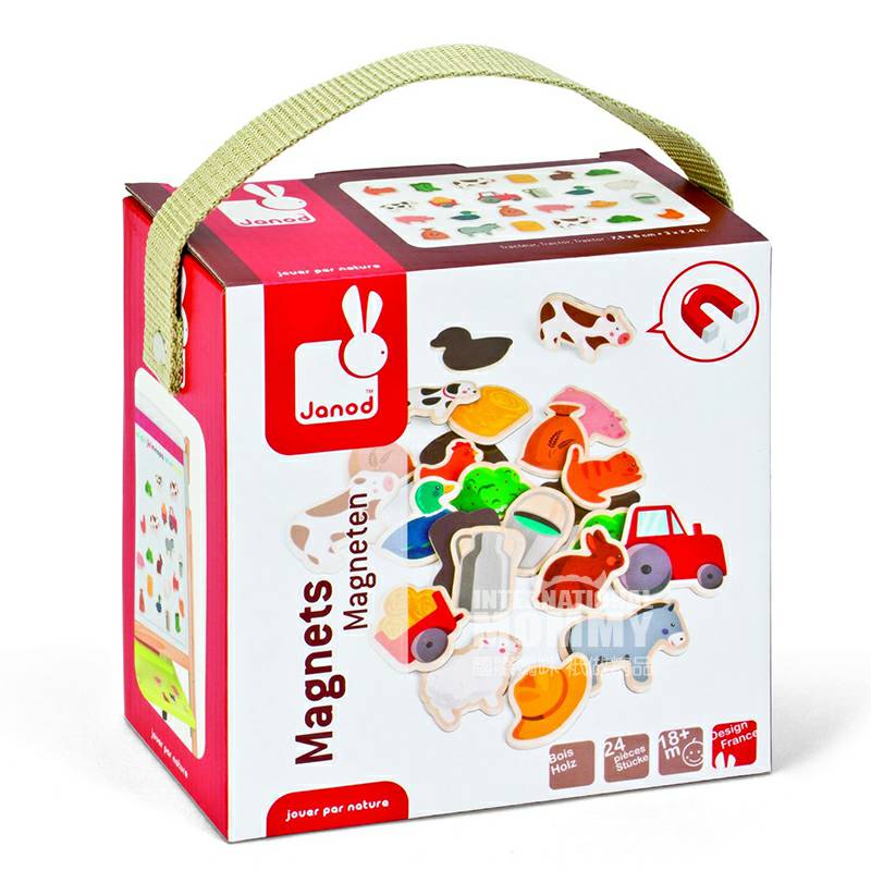 Janod 프랑스어나무타일농장테마해외버전
