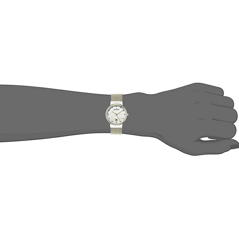 SKAGEN DENMARK 덴마크어마더오브다이얼실버스테인리스스틸팔찌여성시계해외버전