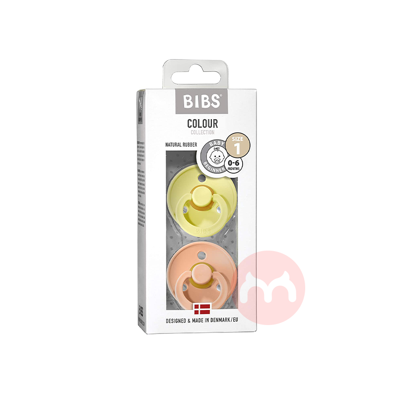 BIBS 유색 젖꼭지, 천연고무, 해외현지 오리지널
