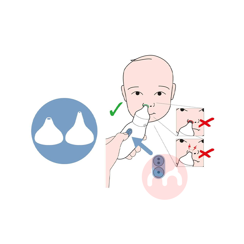 Braun 전동비강흡인기 전연령 해외현지 오리지널