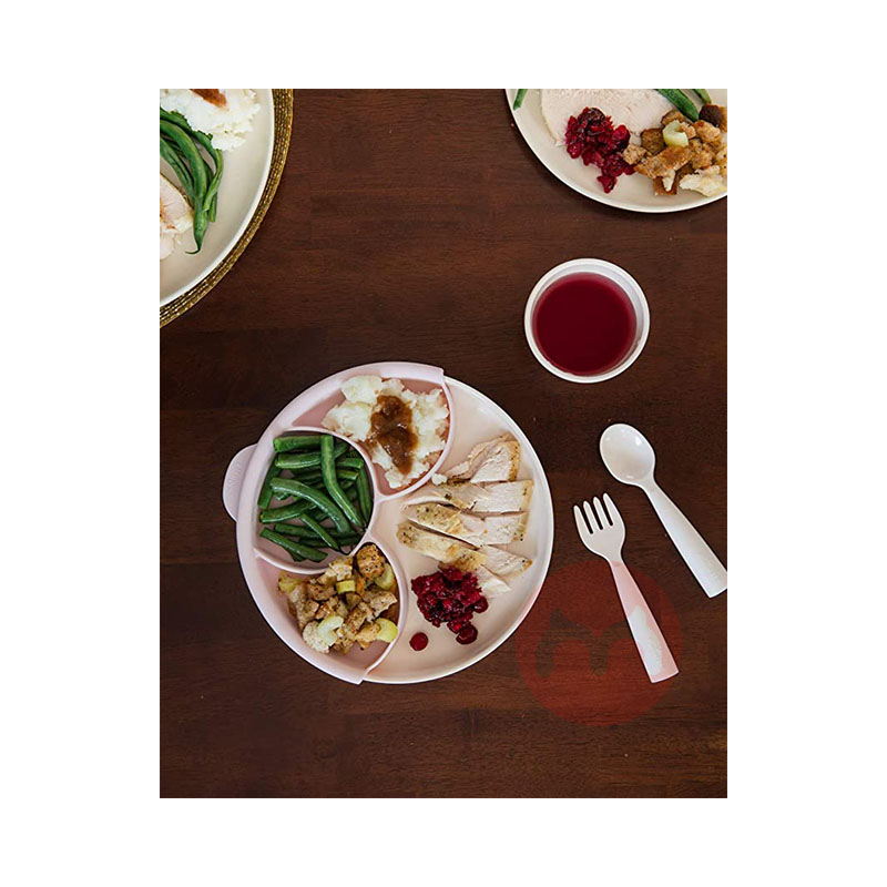 Miniware 미국 천연 폴리락트산 분할 디너 플레이트 세트 해외 현지 오리지널 에디션