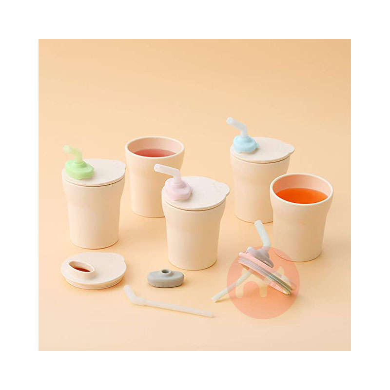 Miniware 컵 마시는 법을 배우는 6개월 이상의 아기를 위한 미국 어린이 시피 컵
