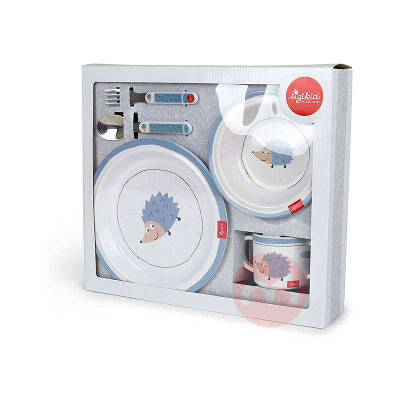 SIGIKID 어린이 수저세트 고슴도치 해외 현지 오리지널