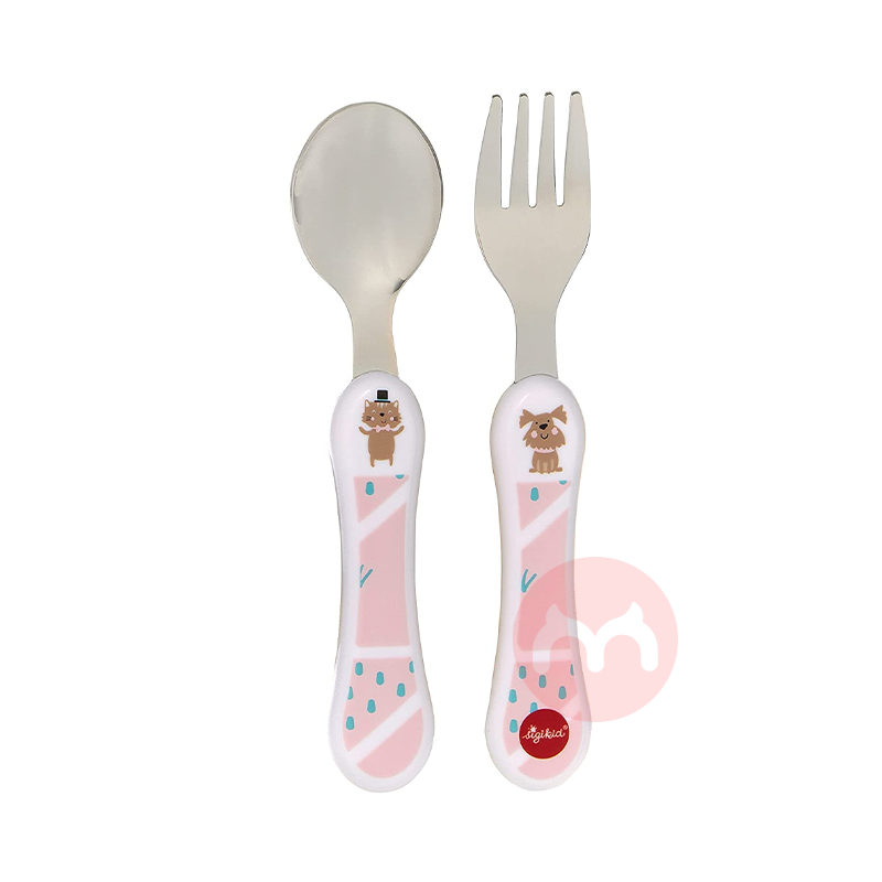 SIGIKID 어린이 수저세트 핑크 오리지널 해외 현지판