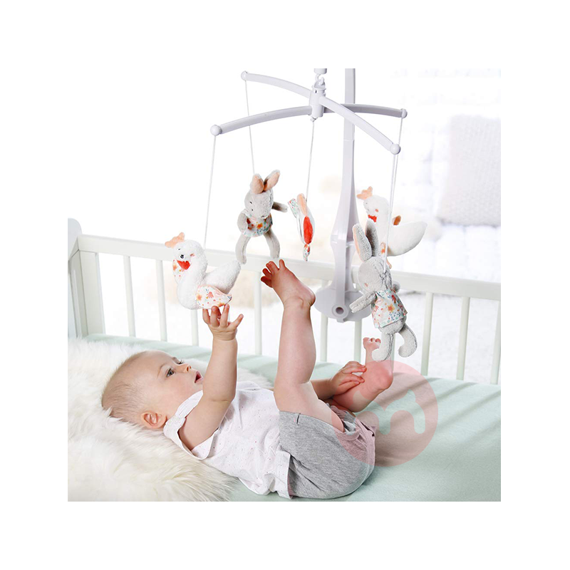 Baby FEHN독일 아기 음악 침대 방울 거위 토끼 해외 본토 원작