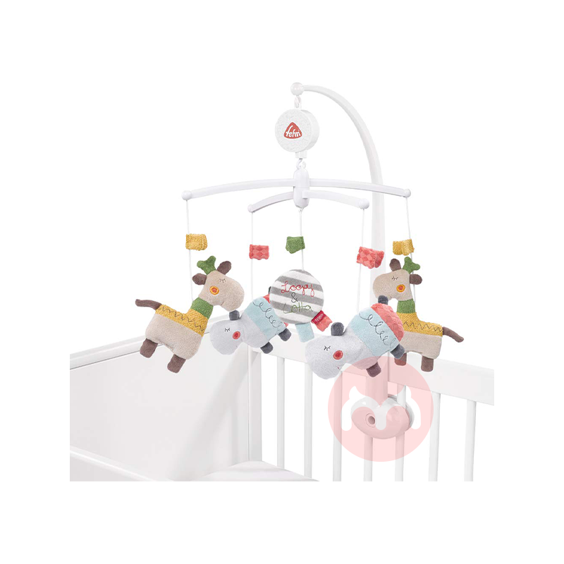 Baby FEHN 독일 아기 음악 침대 벨 기린 하마 해외 토종