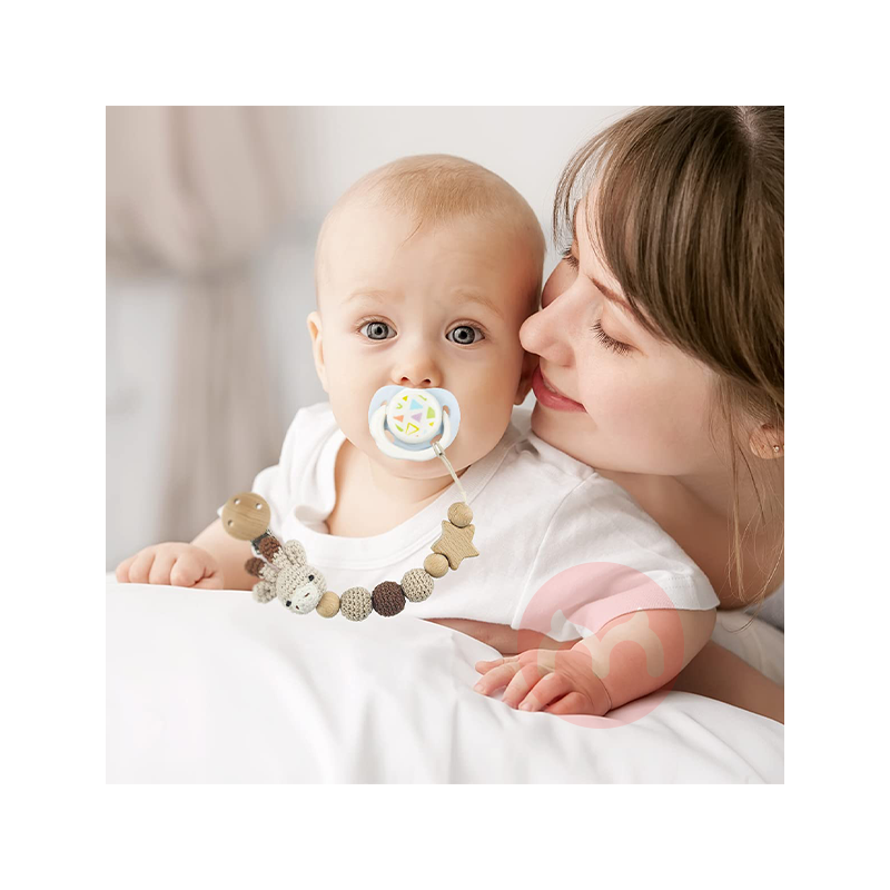 RUBY 나무 노리개 체인 베이지 기린 오리지널 해외 현지판