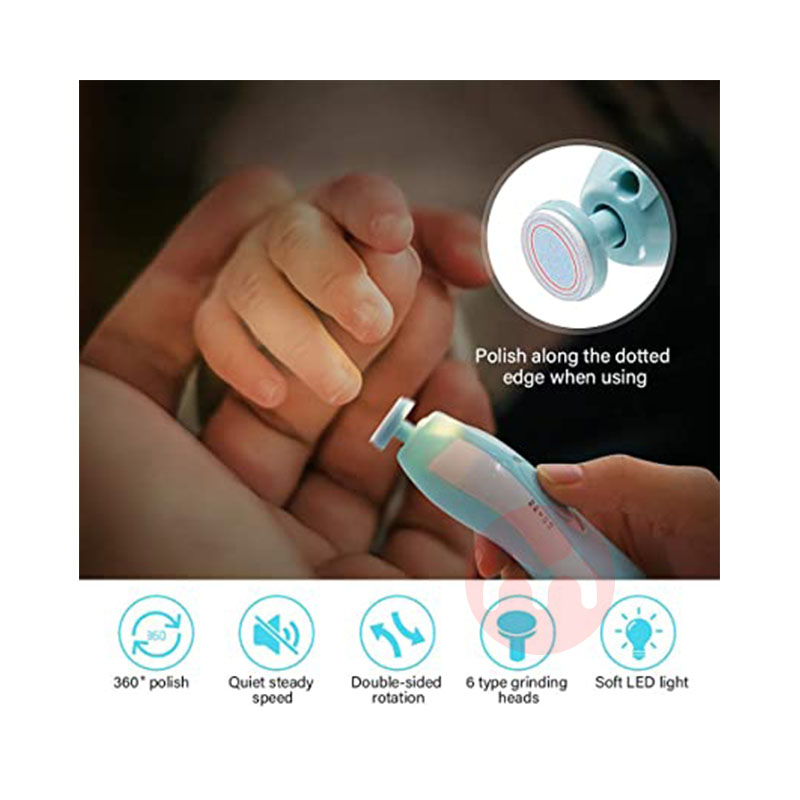 Rightwell 아기 전동 손톱깎이 해외 현지 오리지널