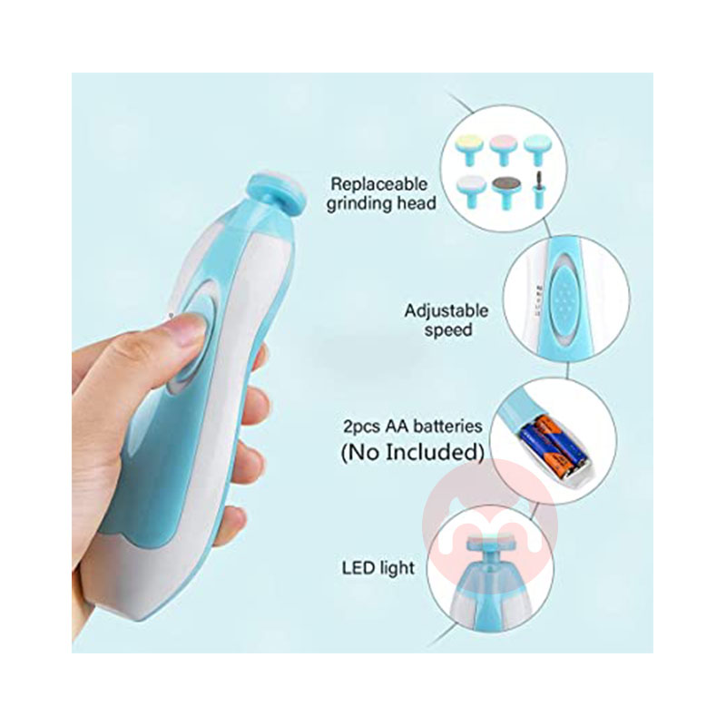 Rightwell 아기 전동 손톱깎이 해외 현지 오리지널