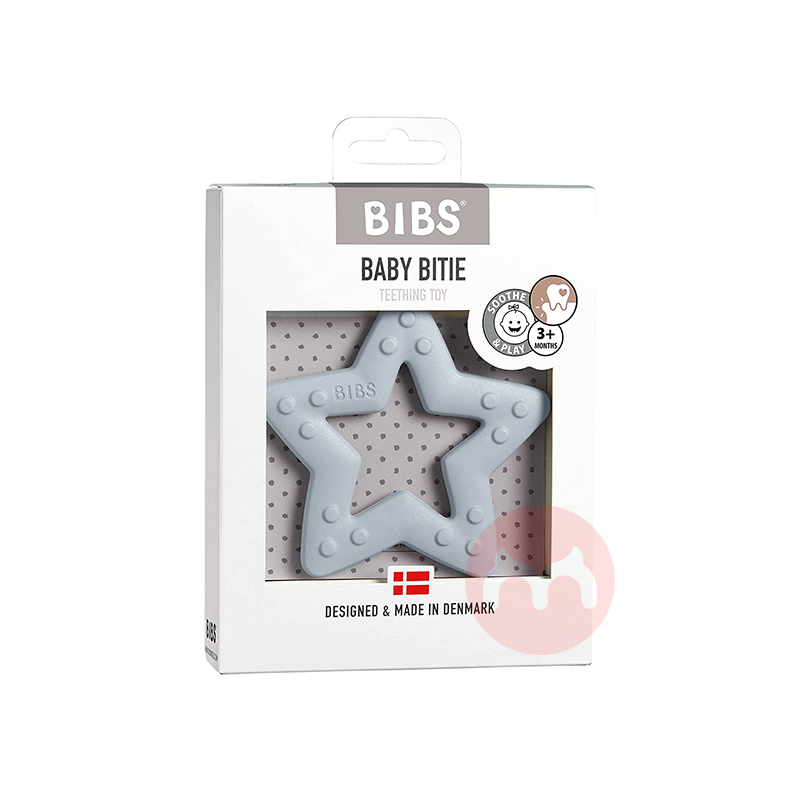 BIBS 덴마크 BIBS 블루 별 마우스가드는 BPA 제외 해외 본토 원판