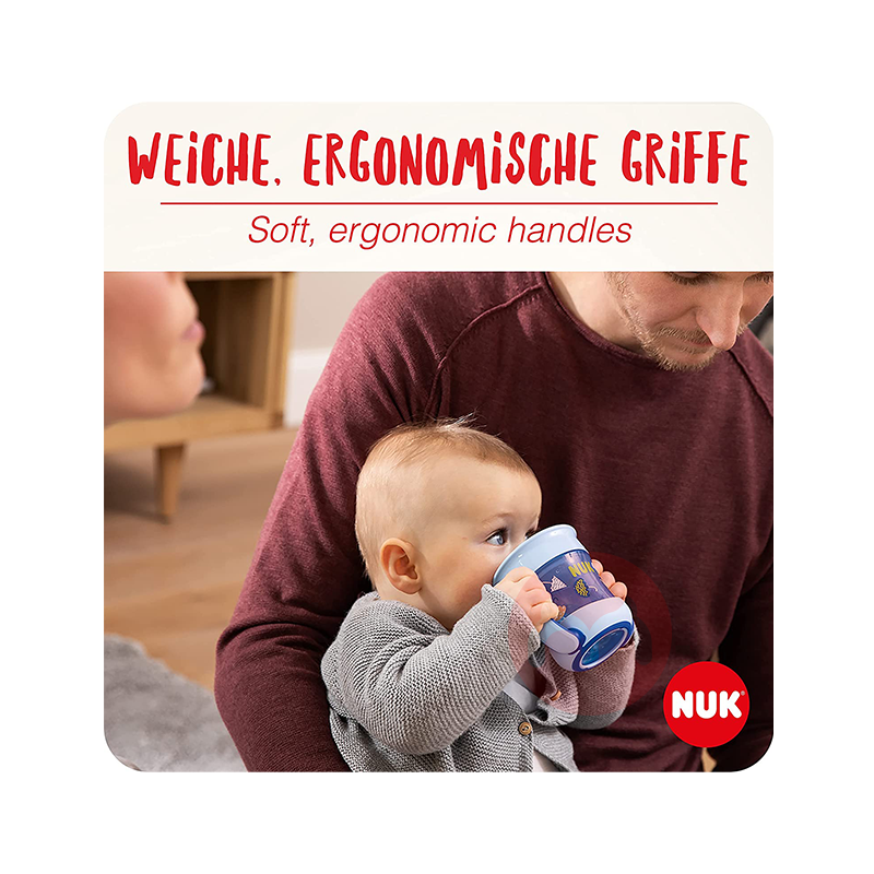 NUK 독일 NUK 실리콘 누출 방지 학습 컵 블루 160ML 오리지널 해외 현지 에디션
