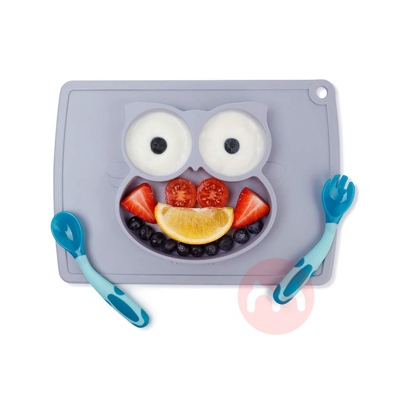 Future Founder 독일 Future Founder 실리콘 미끄럼 방지 접시 칼 붙이 회색 해외 현지 오리지널