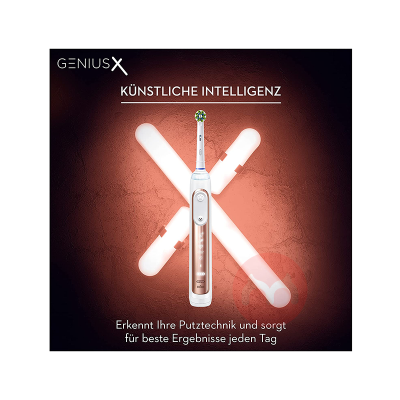 BRAUN 독일BRAUN oral-b Genius X 전동칫솔 로즈골드 해외 현지 오리지널