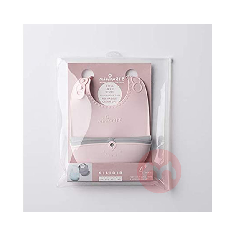 Miniware 미국 방수 턱받이/턱받이 투팩, 해외 현지 오리지널