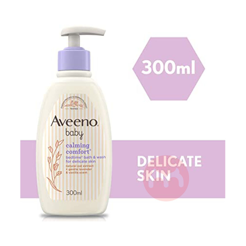 Aveeno 아메리칸 베이비 오트밀 라벤더 향 수딩 바디워시 오리지널 해외