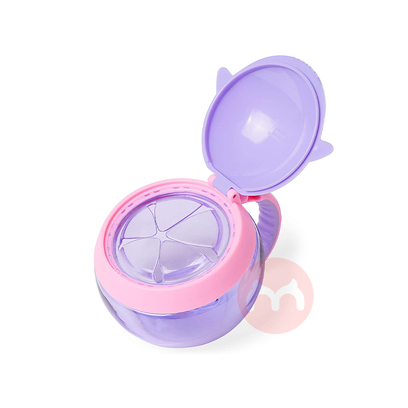 SKIP HOP American SKIP HOP 어린이 간식병 보라색 오리지널 해외 현지판