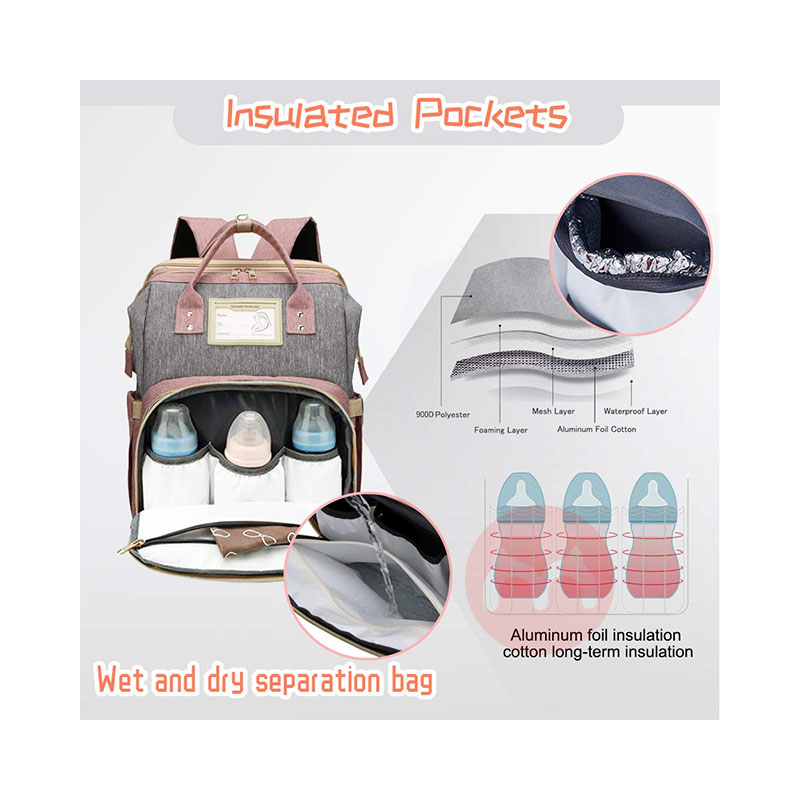 Shiaon American Shiaon 아기 기저귀 변경 배낭 다기능 미라 가방 해외 네이티브 원본