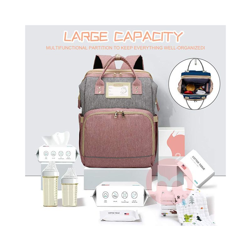 Shiaon American Shiaon 아기 기저귀 변경 배낭 다기능 미라 가방 해외 네이티브 원본