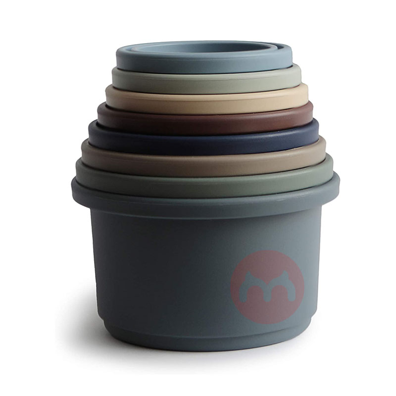 Mushie 덴마크 Mushie 적층 컵 피라미드 해외 원산지