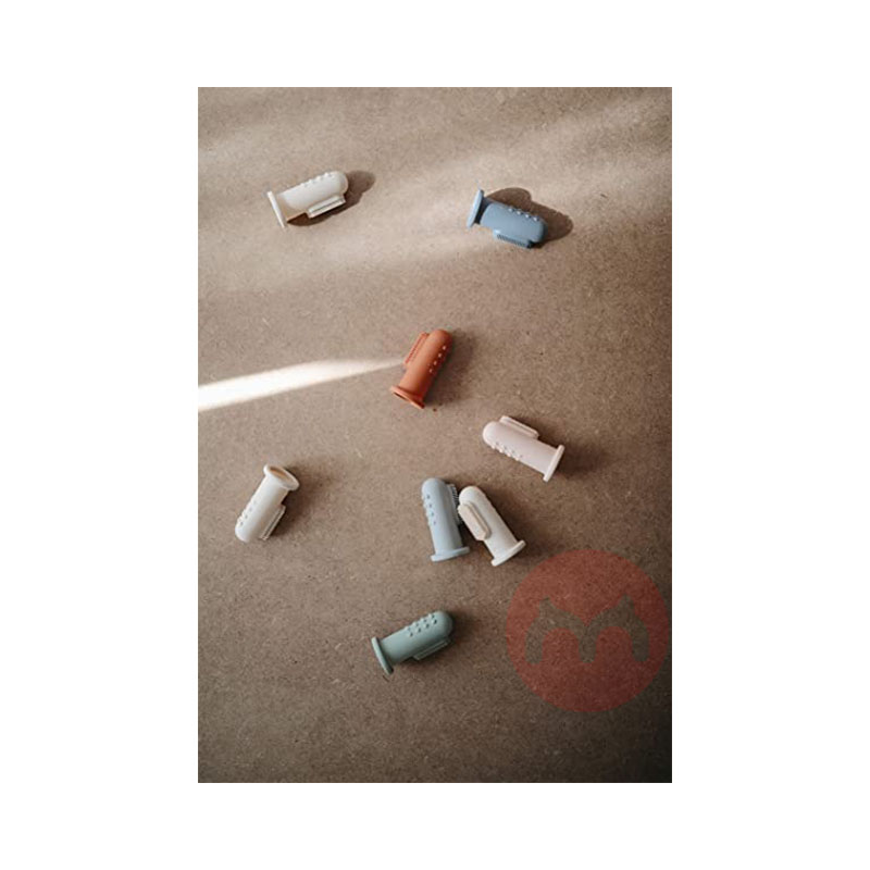 Mushie 덴마크 Mushie 신생아 실리콘 핑거 칫솔 오리지널 해외 현지판