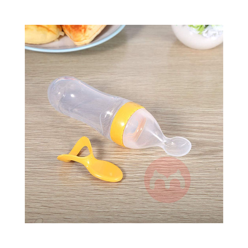 Tyenaza 실리콘 젖병 스푼(노란색) 해외 오리지날