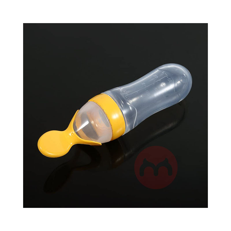 Tyenaza 실리콘 젖병 스푼(노란색) 해외 오리지날