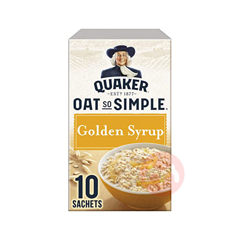 Quaker 미국 퀘이커 교도 통밀 오트밀과 골든 시럽 오리지널 해외