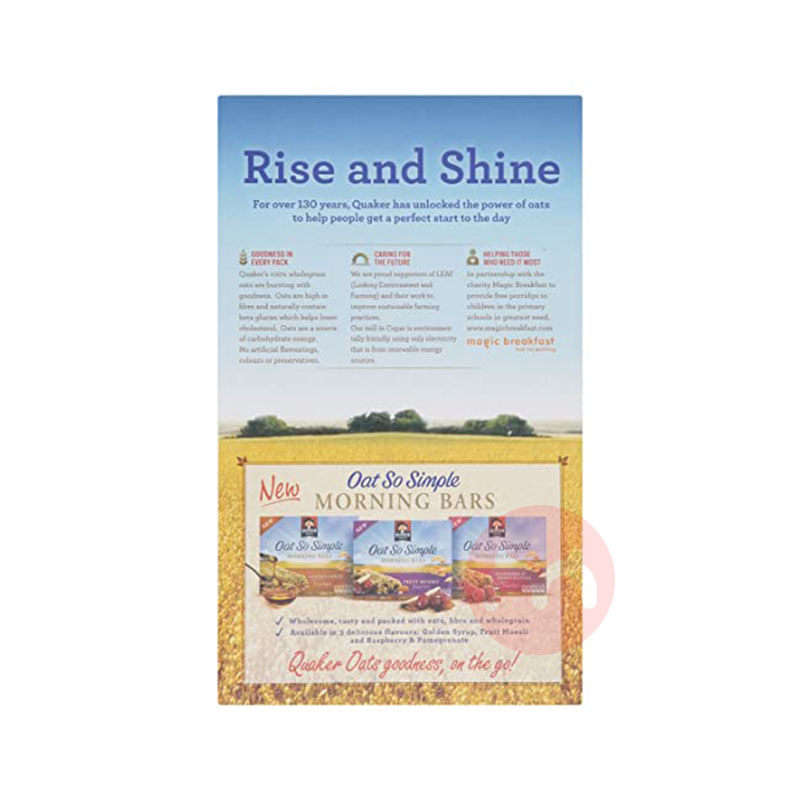 Quaker 미국 퀘이커 교도 통밀 오트밀과 골든 시럽 오리지널 해외