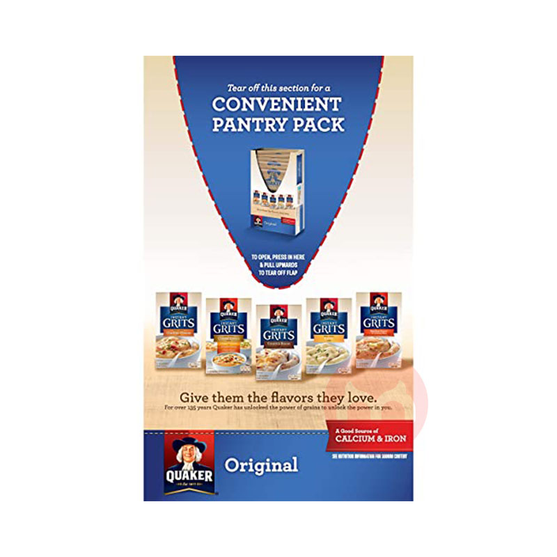 Quaker 퀘이커 아메리칸 퀘이커 교도 오리지널 시리얼 아침 죽 해외 현지 오리지널