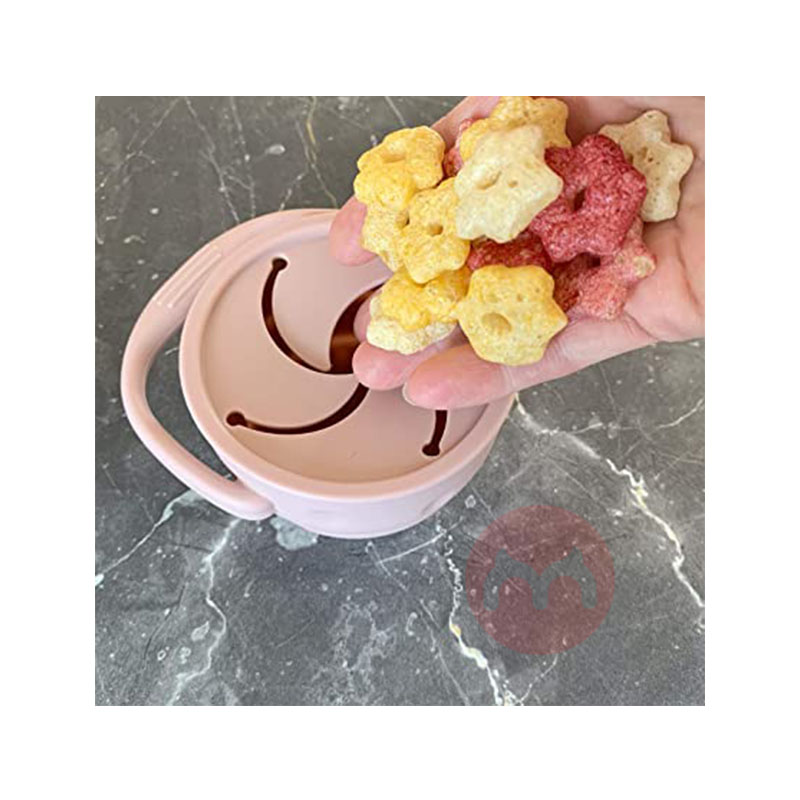 MeloBabyKids 플라스틱 뚜껑 없는 독일 베이비 스낵 컵 (핑크) 해외 오리지널