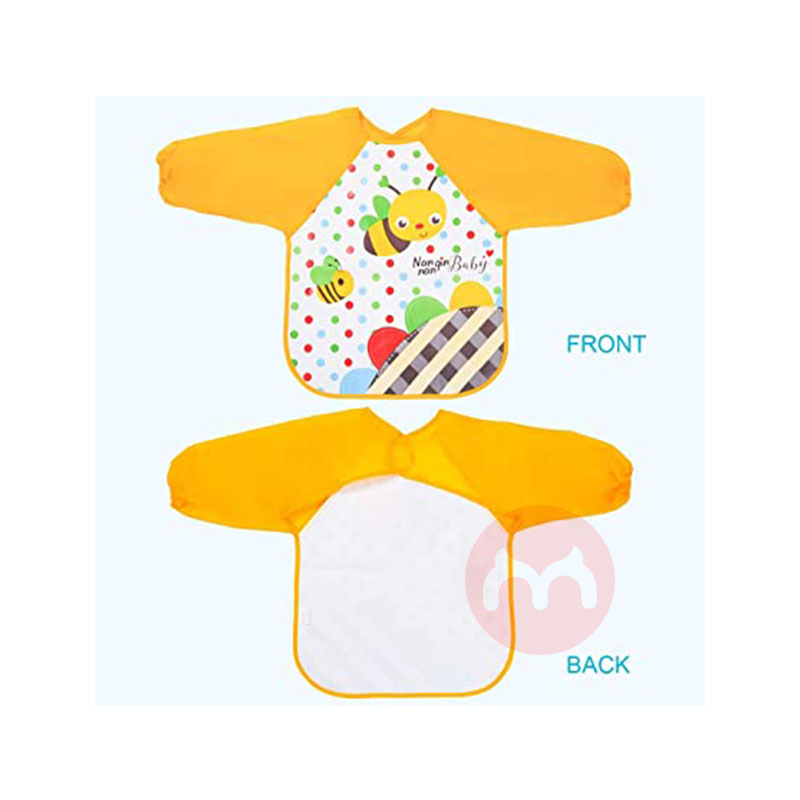 Vicloon 독일 Vicloon 아기 긴 소매 방수 턱받이 4 팩 원래 해외