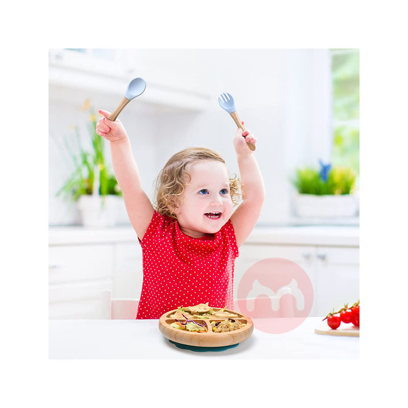 Vicloon 독일 Vicloon 아기 흡입 컵 세트 및 숟가락 오리지널 해외 현지 버전