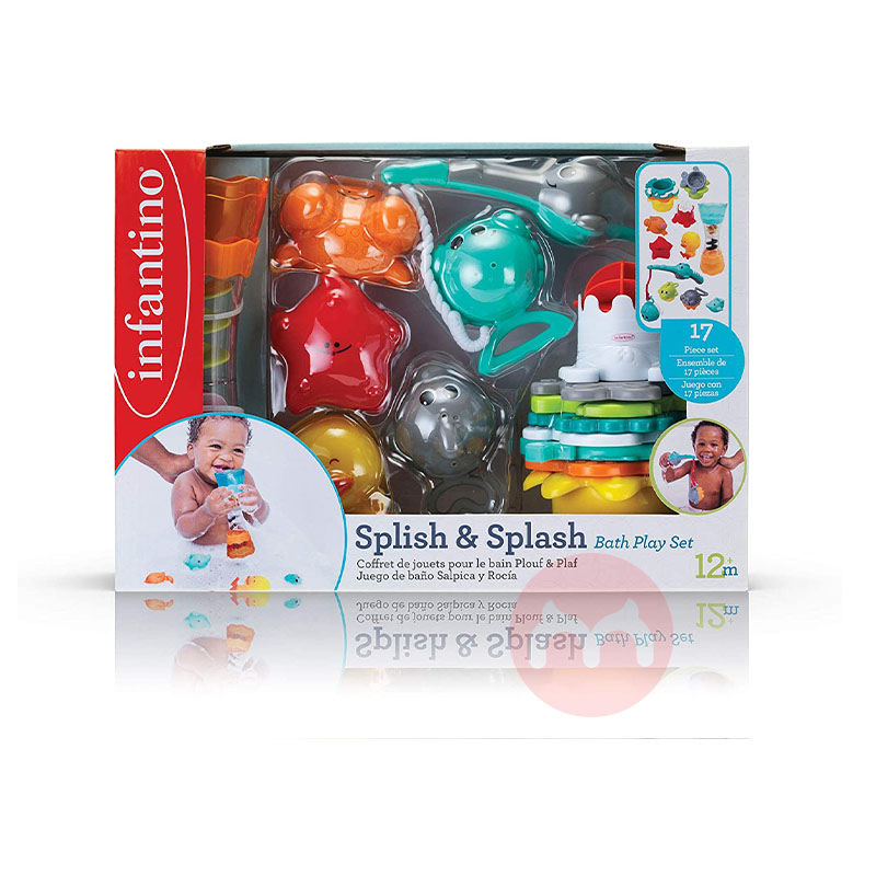 Infantino 미국 인판티노 아기 목욕 장난감 해외 현지 오리지널